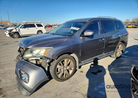 2015 Nissan Pathfinder S из США, поврежденный, VIN 5N1AR2MN4FC677583